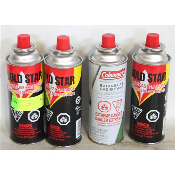 LOT OF BUTANE GAS