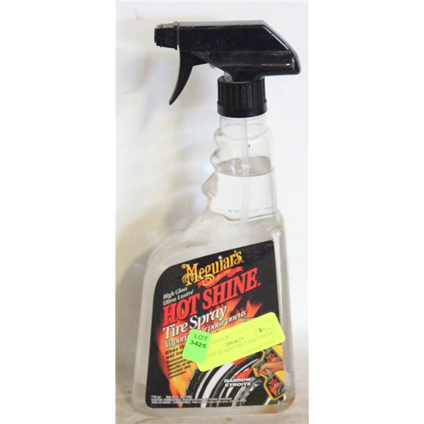 BOTTLE OF MEGUIRES TIRE SPRAY