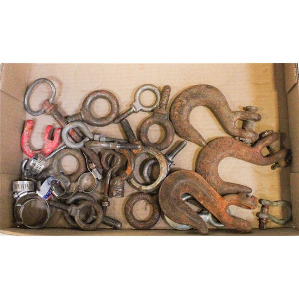 EYE BOLTS & CLEVIS HOOKS