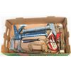 Image 1 : CAULK GUNS, PAINT ROLLER, HACKSAW, C CLAMP