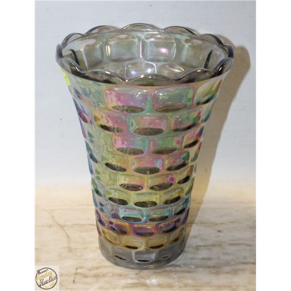 CARNIVAL GLASS VINTAGE VASE