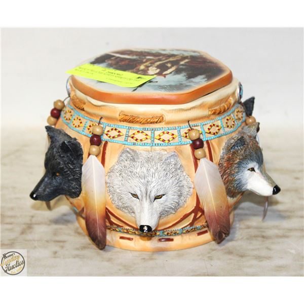 WOLF 3D 6 HEADED SPIRIT OF THE WOLF BOX