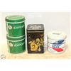 Image 1 : LOT OF VINTAGE TOBACCO TINS