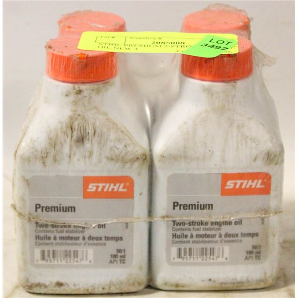 STIHL PREMIUM 2-STROKE ENGINE OIL NEW 4