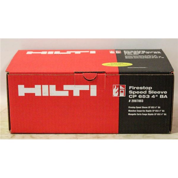 HILTI FIRESTOP SPEED SLEEVE CP 653 4" BA # 209788