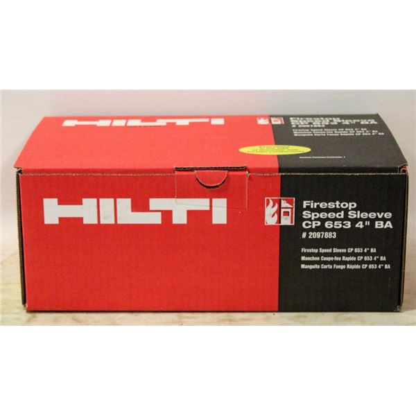HILTI FIRESTOP SPEED SLEEVE CP 653 4" BA # 209788