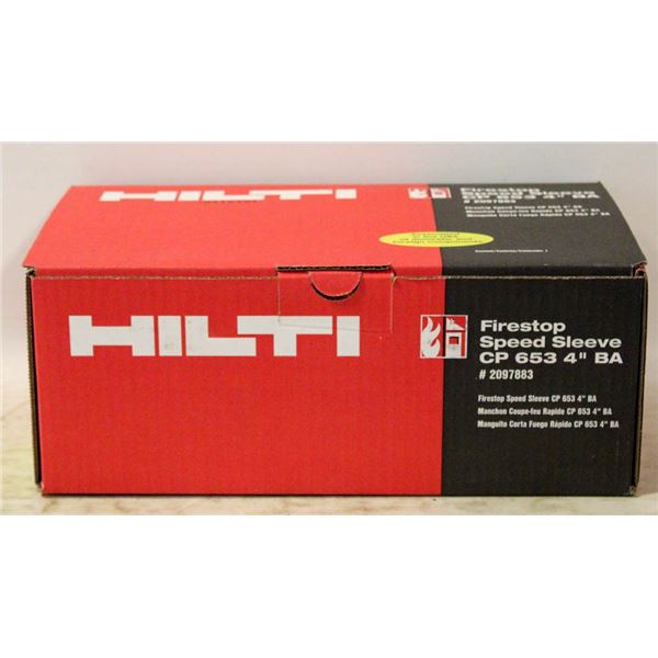 HILTI FIRESTOP SPEED SLEEVE CP 653 4" BA # 209788