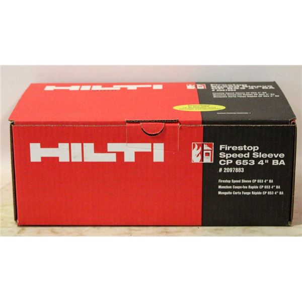 HILTI FIRESTOP SPEED SLEEVE CP 653 4" BA # 209788