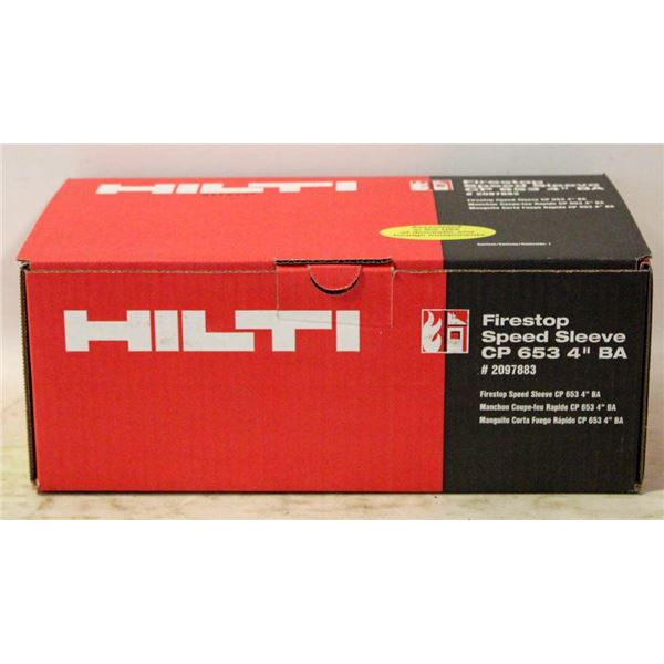 HILTI FIRESTOP SPEED SLEEVE CP 653 4" BA # 209788