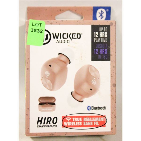 NEW WICKER AUDIO BLUETOOTH HEADPHONES