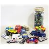 Image 1 : FLAT OF MARBLES AND CARS