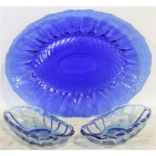 COBALT DEPRESSION GLASS
