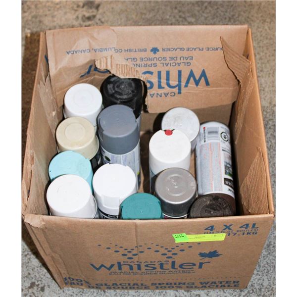 LOT OF SPRAY PAINT