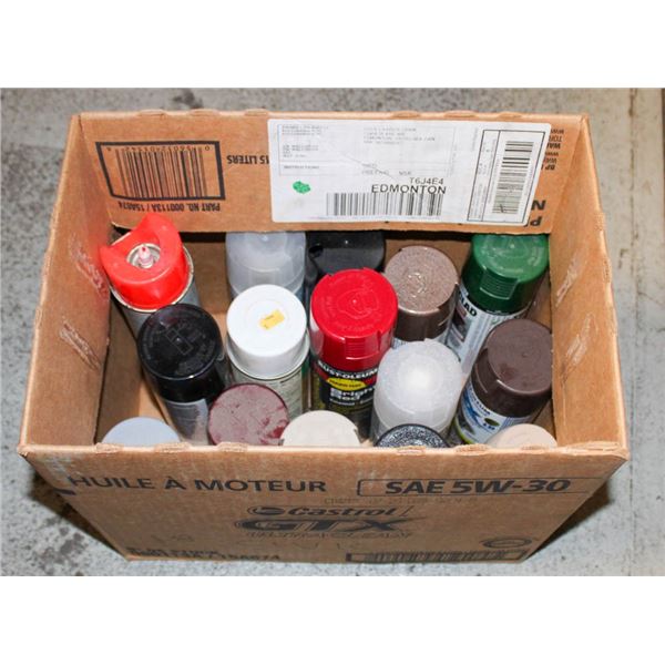 LOT OF SPRAY PAINT