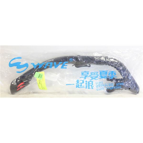 WAVE SNORKEL ADULT/YOUTH BLACK