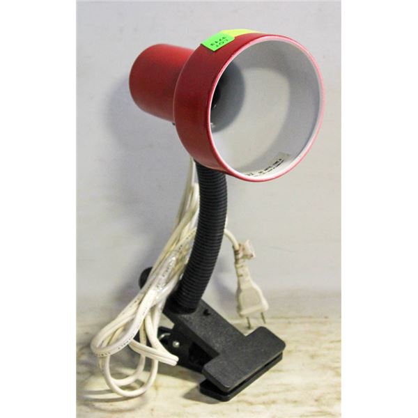 METAL 12" CLIP-ON TASK/DESK LAMP