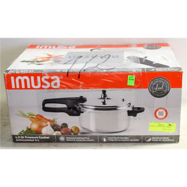 IMUSA 4.2 QT PRESSURE COOKER