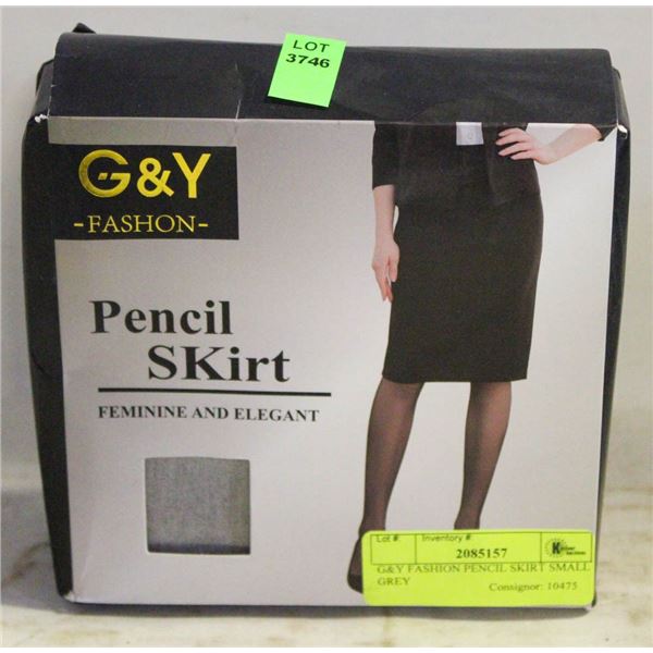 G&Y FASHION PENCIL SKIRT SMALL GREY