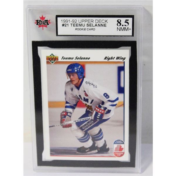 1991-92 UPPER DECK TEEMU SELANNE #21