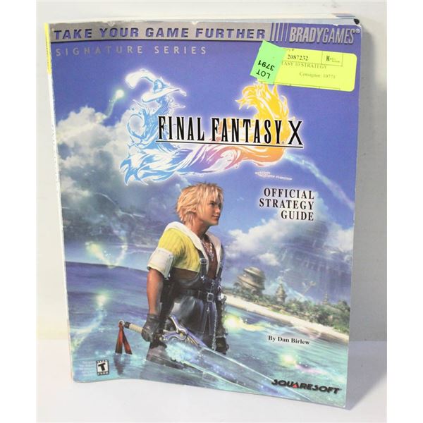 FINAL FANTASY 10 STRATEGY GUIDE
