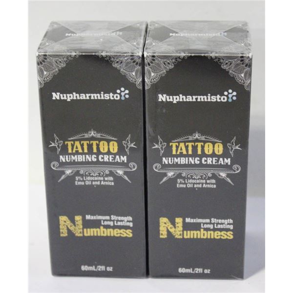 2 NUPHARIMSTO TATTOO NUMBING CREAM