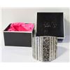 Image 1 : METAL "CRYSTAL" WRIST BRACELET/BAND IN BOX