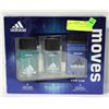 Image 1 : ADIDAS AFTER SHAVE GIFT SET OF 3 IN BOX