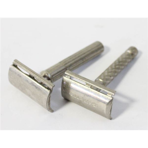 VINTAGE GILLETTE RAZORS- LOT OF 2