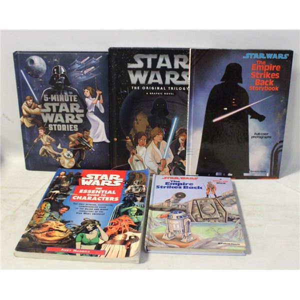 STAR WARS LOT OF 5 BOOKS