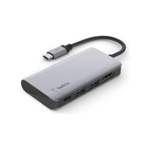 NEW WITH BOX BELKIN USB-C 4-IN-1 MULTIPORT ADAPTER