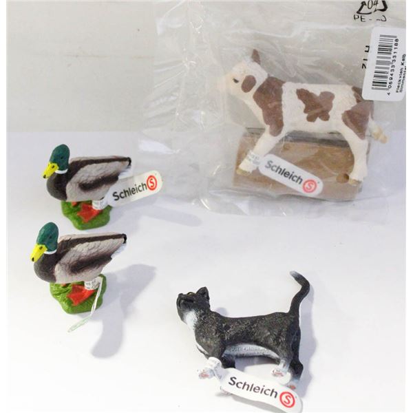 NEW 4PK SCHLEICH MIXED PACK