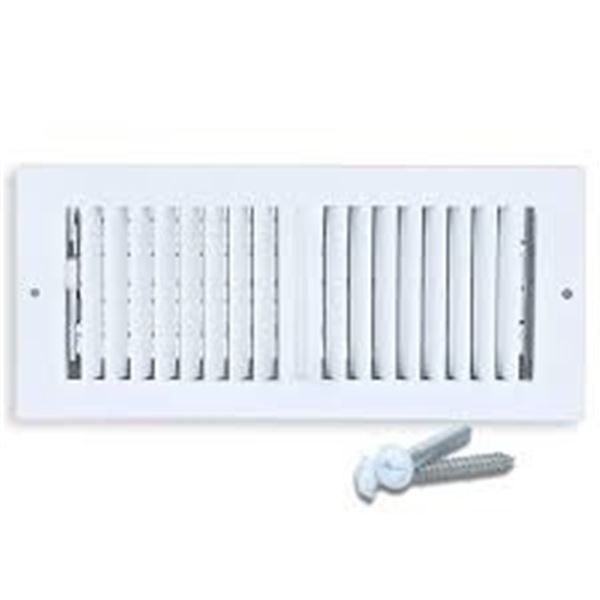 NEW WALL CEILING REGISTER 10" X 4"