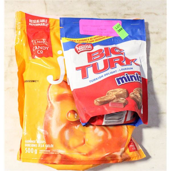 NEW 500G JUICY BEARS + 180G NESTLE BIG TURK MINIS