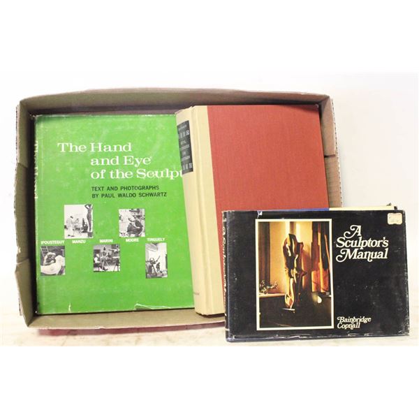 CRAFTING/SCULPTING BOOKS- ASSORTED