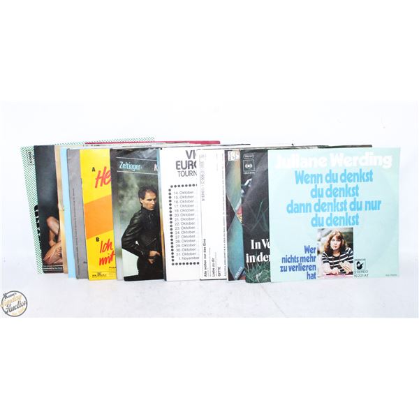 15 ASSORTED 45 RPM RECORDS