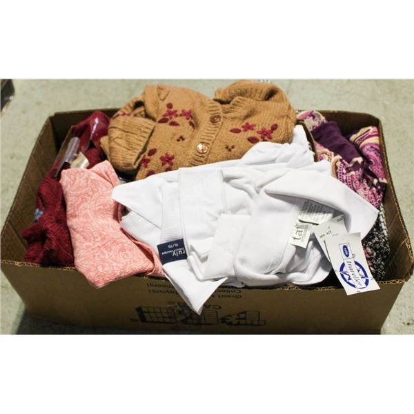 FLAT OF NEW VINTAGE XL CLOTHING