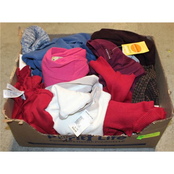 FLAT OF NEW VINTAGE XL CLOTHING