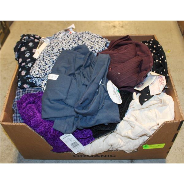 FLAT OF NEW VINTAGE LARGE CLOTHING