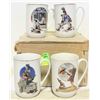 Image 1 : 1983 NORMAN ROCKWELL COFFEE MUGS- SET OF 4