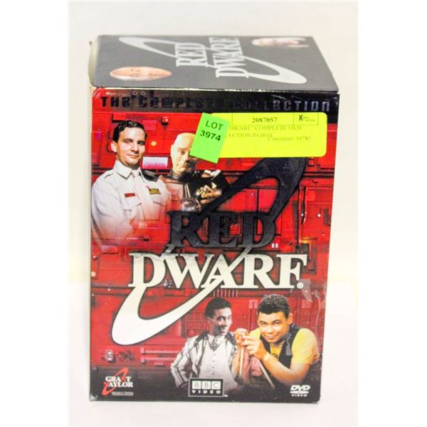 "RED DWARF" COMPLETE DVD COLLECTION IN BOX