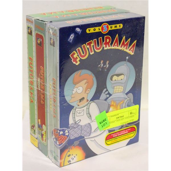 "FUTURAMA" DVD SET- VOLUMES 1,2,3