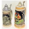 Image 1 : VINTAGE BEER STEINS- LOT OF 2