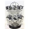 Image 1 : CHROME SPICE CANISTER W/ 20 BOTTLES
