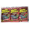 Image 1 : 24)  LOT OF 3 FACTORY SEALED TOPPS WACKY