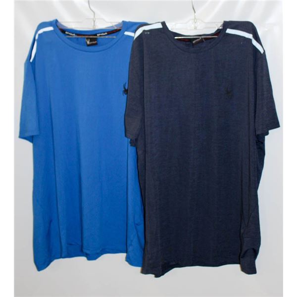 SPYDER 2PK XL T-SHIRTS