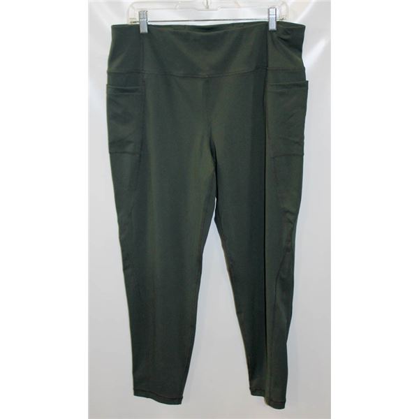 LOLE WOMENS XXL GREEN PANTS