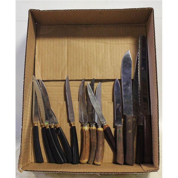 LOT OF VINTAGE KNIVES