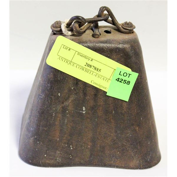 ANTIQUE COWBELL-ESTATE