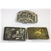 Image 1 : ESTATE VINTAGE BELT BUCKLES TOGETHER