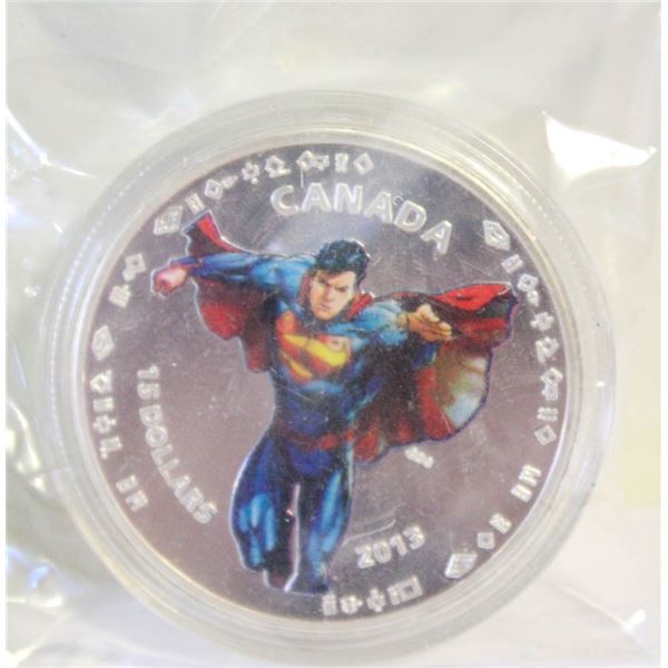 ESTATE SILVER SUPERMAN $15.00 CANADA COIN